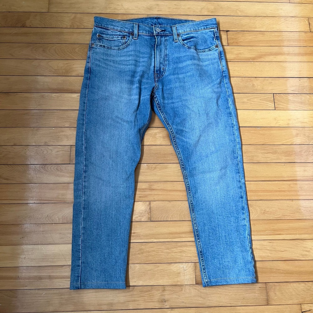 Levis 512 Slim Taper Jeans Mens 34x30 (34x27) Medium Wash Blue Denim 512-2680